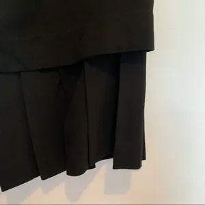 Carlisle Black Skirt with Pleated Layer thumbnail 3