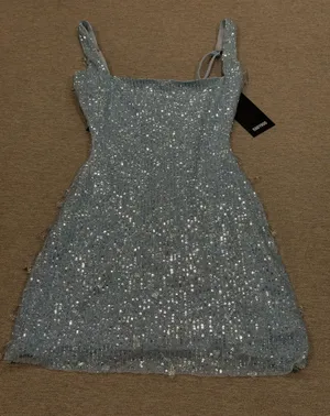 Babyboo Julissa mini dress light blue thumbnail 1