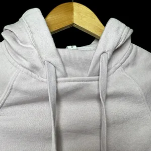 Daily Practice by‎ Anthropologie Hoodie XS Lilac Pink Cropped Sweatshirt Cozy thumbnail 8