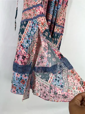Matilda Jane The Wildlife Patchwork Floral Maxi Dress Size S thumbnail 9
