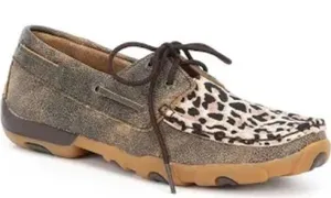 Twisted X cheetah print driving Mocs leather animal print women’s size 8.5‎ thumbnail 1