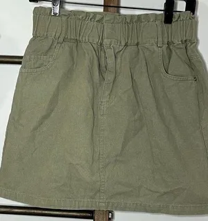 Vici Paper Bag‎ Green Mini Skirt Size Medium thumbnail 1