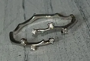 Gold over sterling ring. Adjustable. thumbnail 1