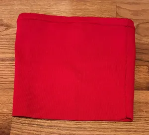 Bershka Bold Red Top thumbnail 1