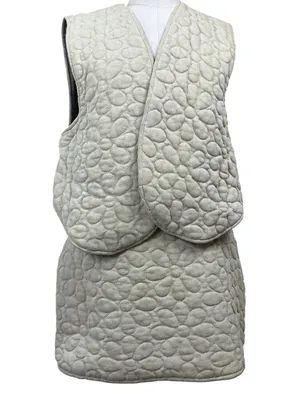 Free People Folk Floral Daisy Quilted Vest & Skirt Suit Set Size Small thumbnail 4