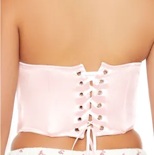 Pink corset top thumbnail 2