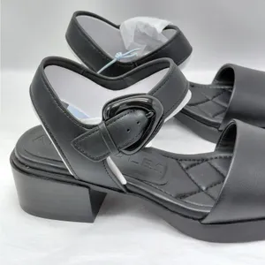 Aerosoles Women Platform Sandals Size 6 Black Comfort Block Heel Everyday Shoes thumbnail 4