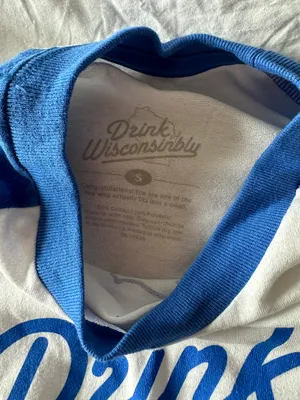 Drink Wisconsinbly Shirt Blue thumbnail 2