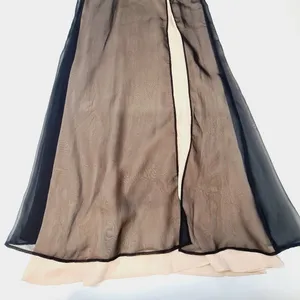 NBD Calla Gown in Black & Nude XS thumbnail 5