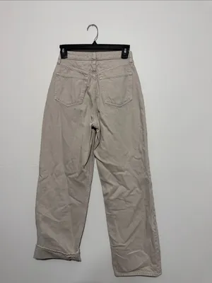 Abercrombie & Fitch Light Beige “The Loose” Baggy Jeans thumbnail 8