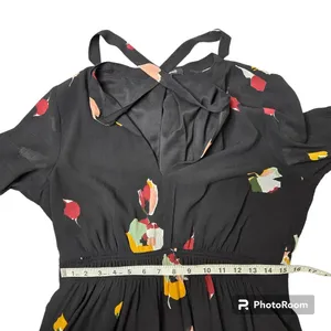 Madewell‎ Tie-Neck Floral Dress thumbnail 5