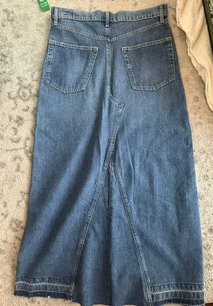 Denim Midi Skirt thumbnail 5