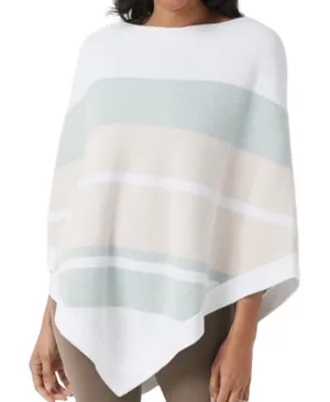 Barefoot Dreams CozyChic Ultra Lite Ocean Breeze Poncho thumbnail 1