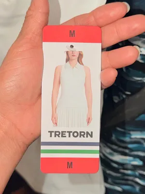 Tretorn White Sleeveless Polo Tank Top thumbnail 3