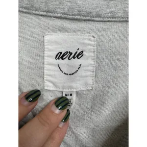 Aerie Gray Pullover Sweatshirt Size‎ Medium thumbnail 3