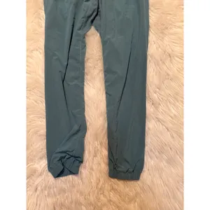 Halara Women's Sz XS High Waist Eyelet 2-in-1 Zip Hem Running Joggers Stone Blue thumbnail 8