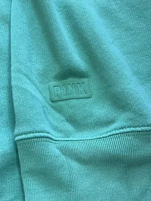 PINK Victoria’s Secret Oversized Hoodie Sage Green Boxy Pullover Sweatshirt L thumbnail 4