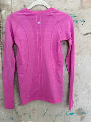 Lululemon Run Swiftly Tech Long Sleeve Pink thumbnail 4