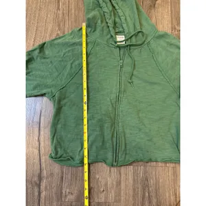 Vintage y2k PINK Victoria's Secret Full Zip Hoodie Sweatshirt Womens‎ Medium thumbnail 6