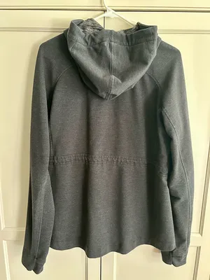 Lululemon Charcoal Gray Full-Zip Hoodie, 12 thumbnail 2