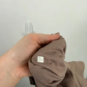 Lululemon Dance Studio Mid Rise Pant Taupetastic Full Length Travel Womens 10 thumbnail 7