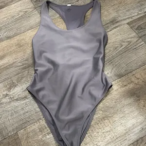 ALO Yoga Bodysuit Lilac Airlift Barre Sleeveless Women's Athletic S thumbnail 3