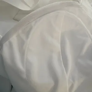 Lulu's Extraordinary Vow Off Shoulder Wedding Dress White XL Pockets A-Line thumbnail 11