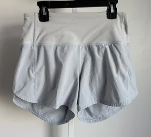Lululemon Women's‎ Running Shorts High Rise Lightweight Gray sz 4 Athletic thumbnail 1