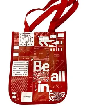 Small Lululemon Shopping Reusable Bag thumbnail 1