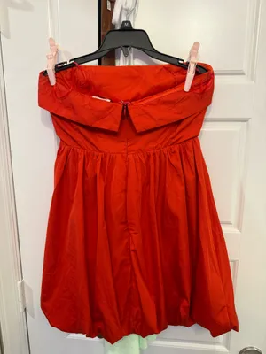 Indie Collection Red Bubble Strapless Dress thumbnail 3