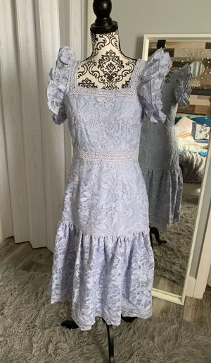 Lavender Lace Dress thumbnail 1