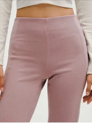 Lululemon Ribbed Softstreme Flared Pant *Regular - Twilight Rose Size 4 thumbnail 12