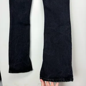Abercrombie & Fitch Split Hem Jeans Sz 25 Black Denim Skinny High Rise thumbnail 16