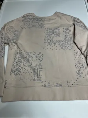 Fabletics Light Beige Crewneck Sweatshirt small thumbnail 7