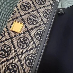 New Tory Burch T Monogram Jacquard Wallet Crossbody Clutch Purse 135846 $348 thumbnail 3