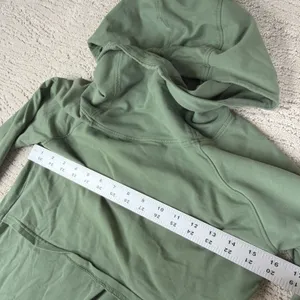 NWOT‎ Women's Latched Mama XS Pullover Hoodie Sage Green Nursing thumbnail 4