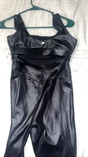 Fabletics Leather Bodysuit thumbnail 1