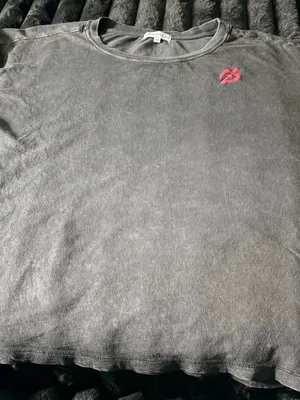 Peloton Black Short-Sleeve Crew Tee with Red Logo thumbnail 2