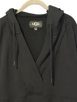 UGG Adryann Hoodie M 24” p2p Black $128 Retail NWOT thumbnail 7