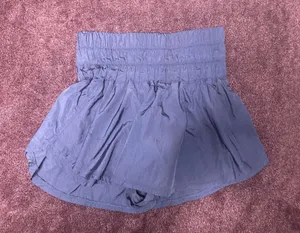 purple/blue free people movement shorts-size small thumbnail 1