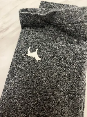 Victoria's Secret PINK Girls' Charcoal Heather Leggings with Black Waistband thumbnail 3