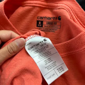 Carhartt Solid Orange Short Sleeve Loose Fit T-Shirt thumbnail 5