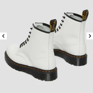 White Dr. Martens Boots 1460 thumbnail 1