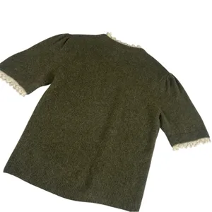 Zara Alpaca Wool Short Sleeve Sweater Large New with Tags thumbnail 11