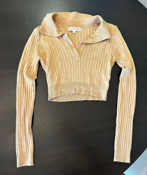 Revolve All The Ways Collared Long Sleeve Top thumbnail 1