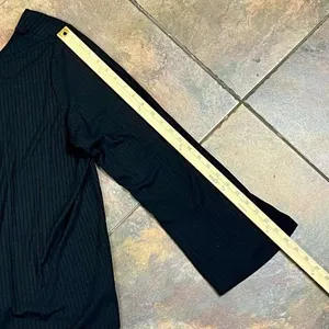 Who What Wear Black Ribbed Blouse Bell Sleeves 2X thumbnail 5