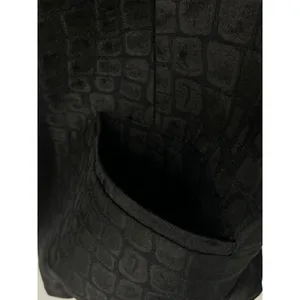 CHICO'S 1 Blazer Medium 8‎ Black Crocodile Embossed Textured Professional Dress thumbnail 9