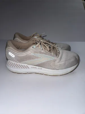 Brooks women’s Neutral Running Shoes wide D- Light Tan with Cream Accents thumbnail 3