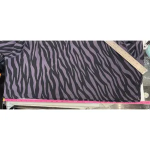 Nike Women's Sports Icon Clash Animal Print Crewneck Sweatshirt LARGE PURPLE-BLK thumbnail 10