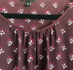 Talbots XL Semi Sheer Blouse thumbnail 4